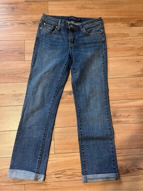 Levi's Medium-Dark Blue Straight Leg Jeans